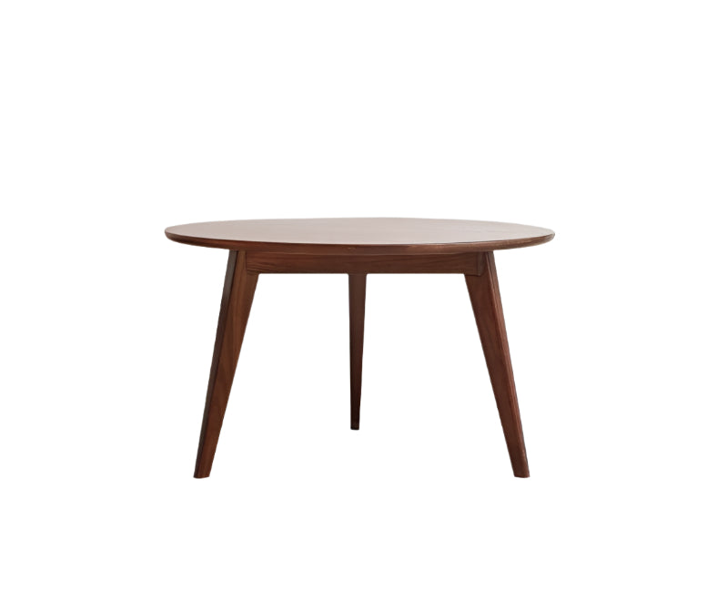 Solid Oak & Black Walnut Wood Side Table - Nightstand, End Table for Living Room, Bedroom, Office | Rustic Modern Furniture for Home Decor