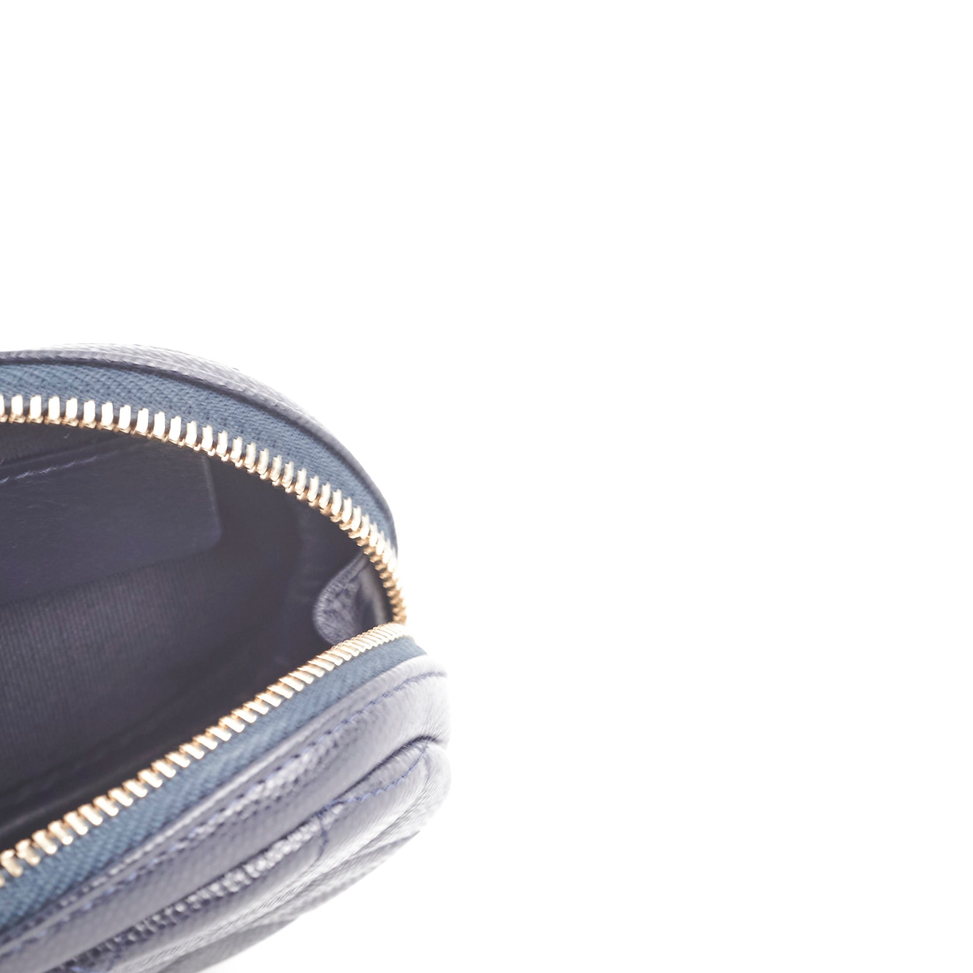 Chanel Caviar Leather Coin Purse - Navy Blue Luxury Wallet for Women | Perfect for Everyday Use, Travel & Gift Giving