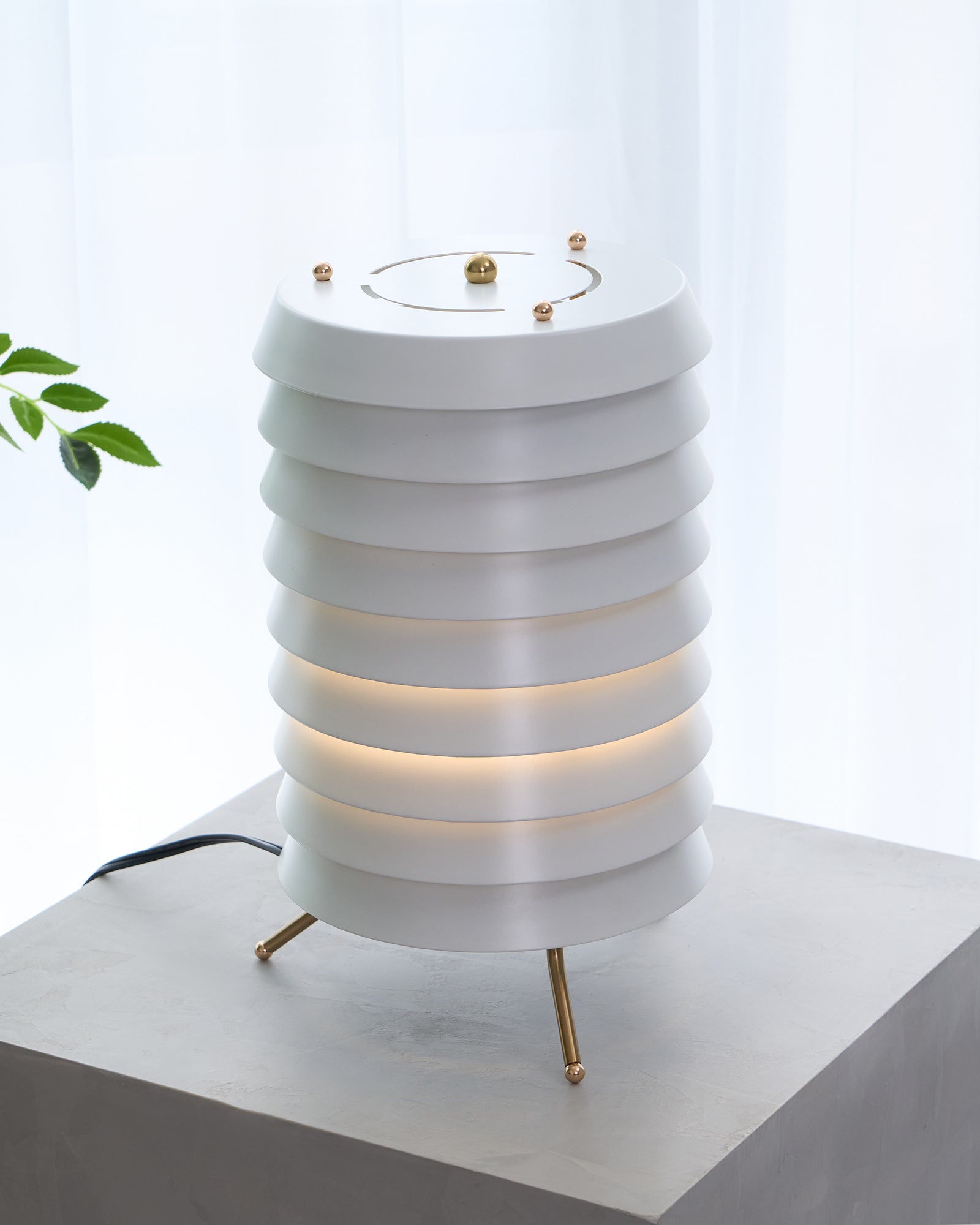 Baltic Tower Table Lamp - Modern LED Desk Light for Home Office, Bedroom & Living Room - Stylish Nightstand Lighting for Reading & Decor