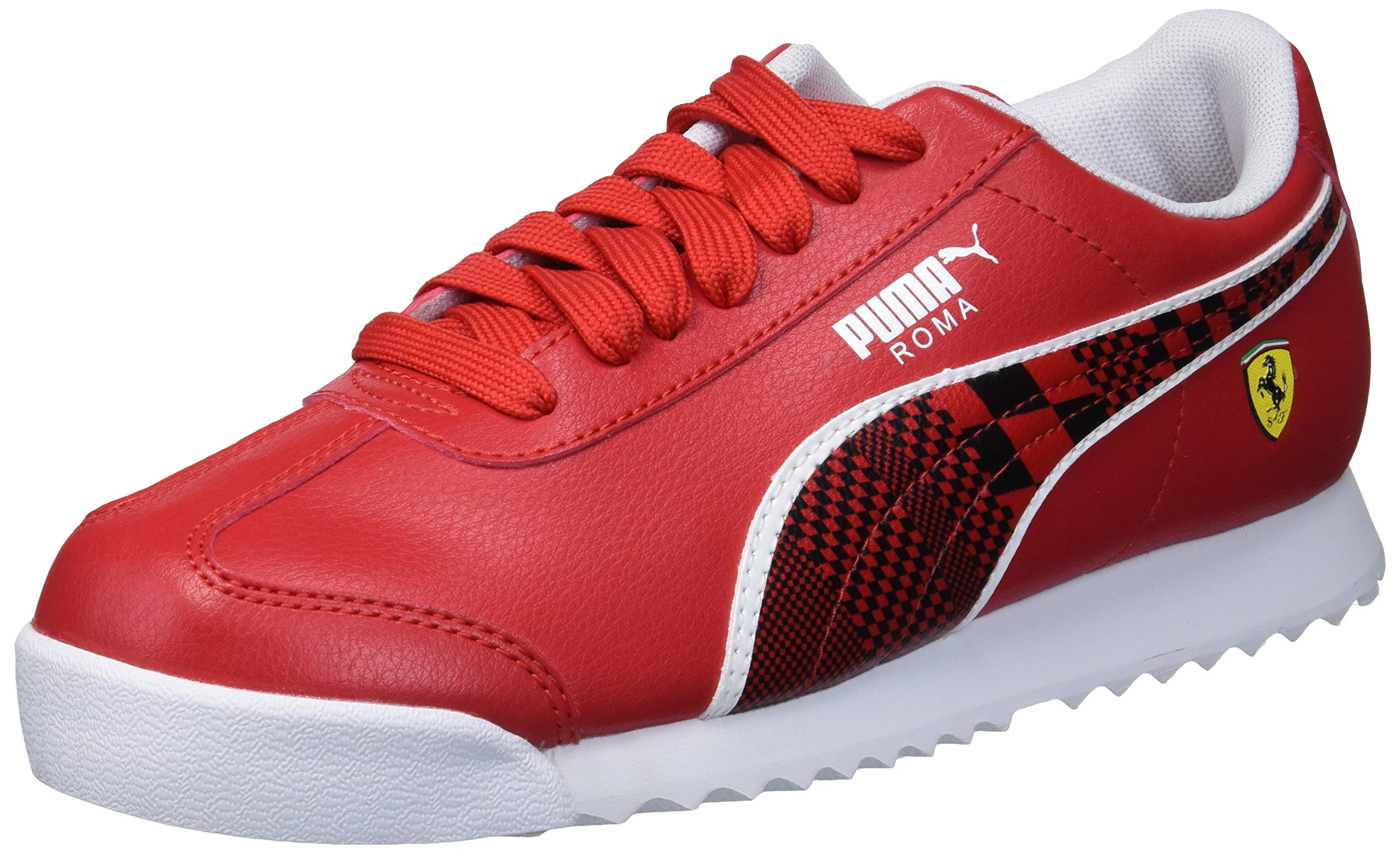 PUMA Unisex Kids Ferrari Roma Sneakers - Lightweight Running Shoes for Boys & Girls - Perfect for School, Sports & Casual Wear