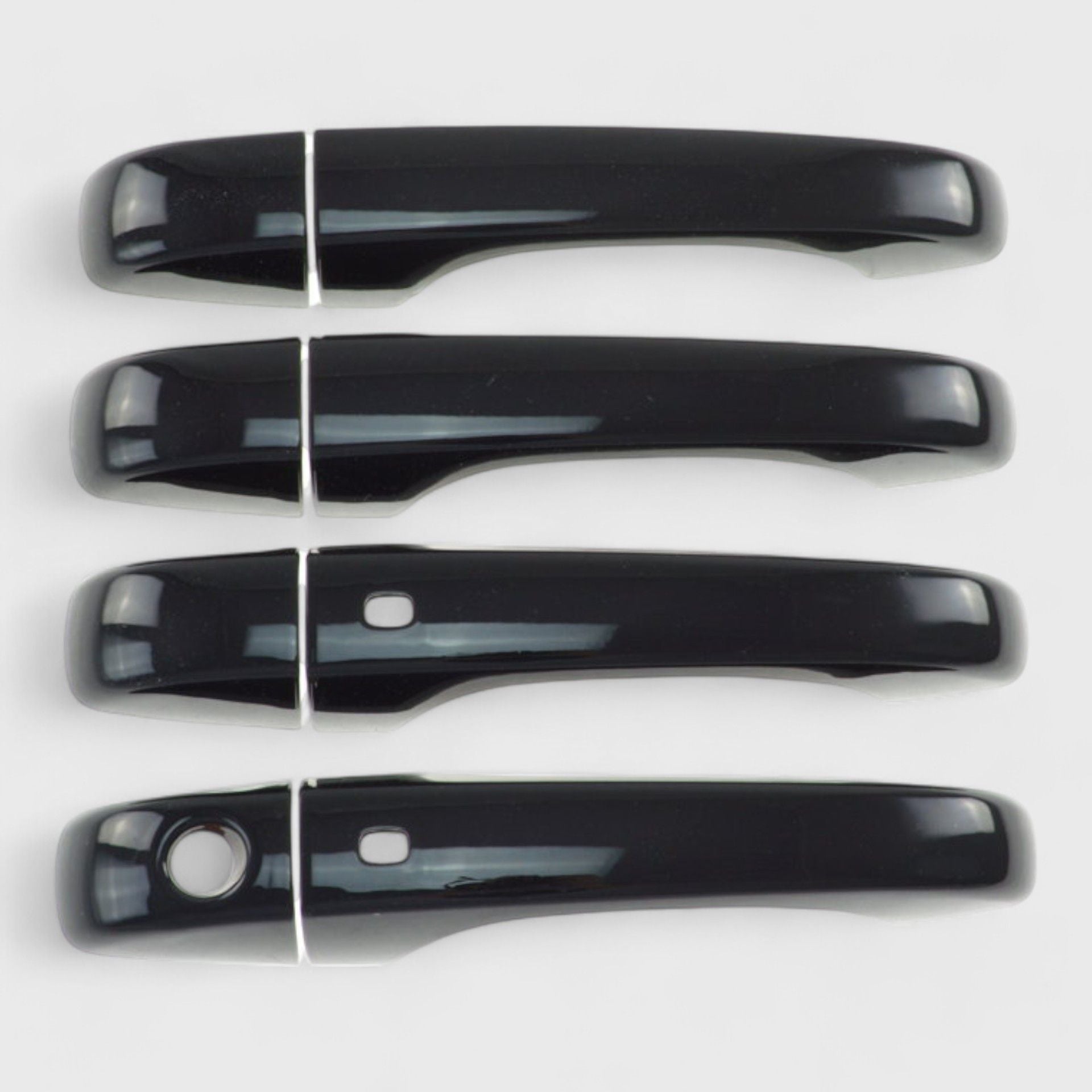 Gloss Black Chrome Delete Door Handle Cover with Smart Key - DH6185BLK | Upgrade Your Car's Style & Security for a Sleek Look