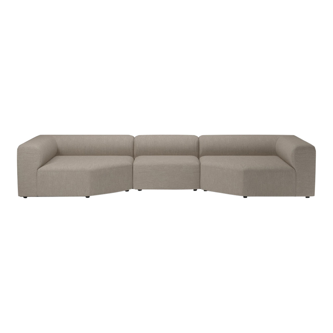Angle 3-Seater Corner Sofa with Large Chaise Lounge - Perfect for Living Room, Family Room & Modern Home Decor
