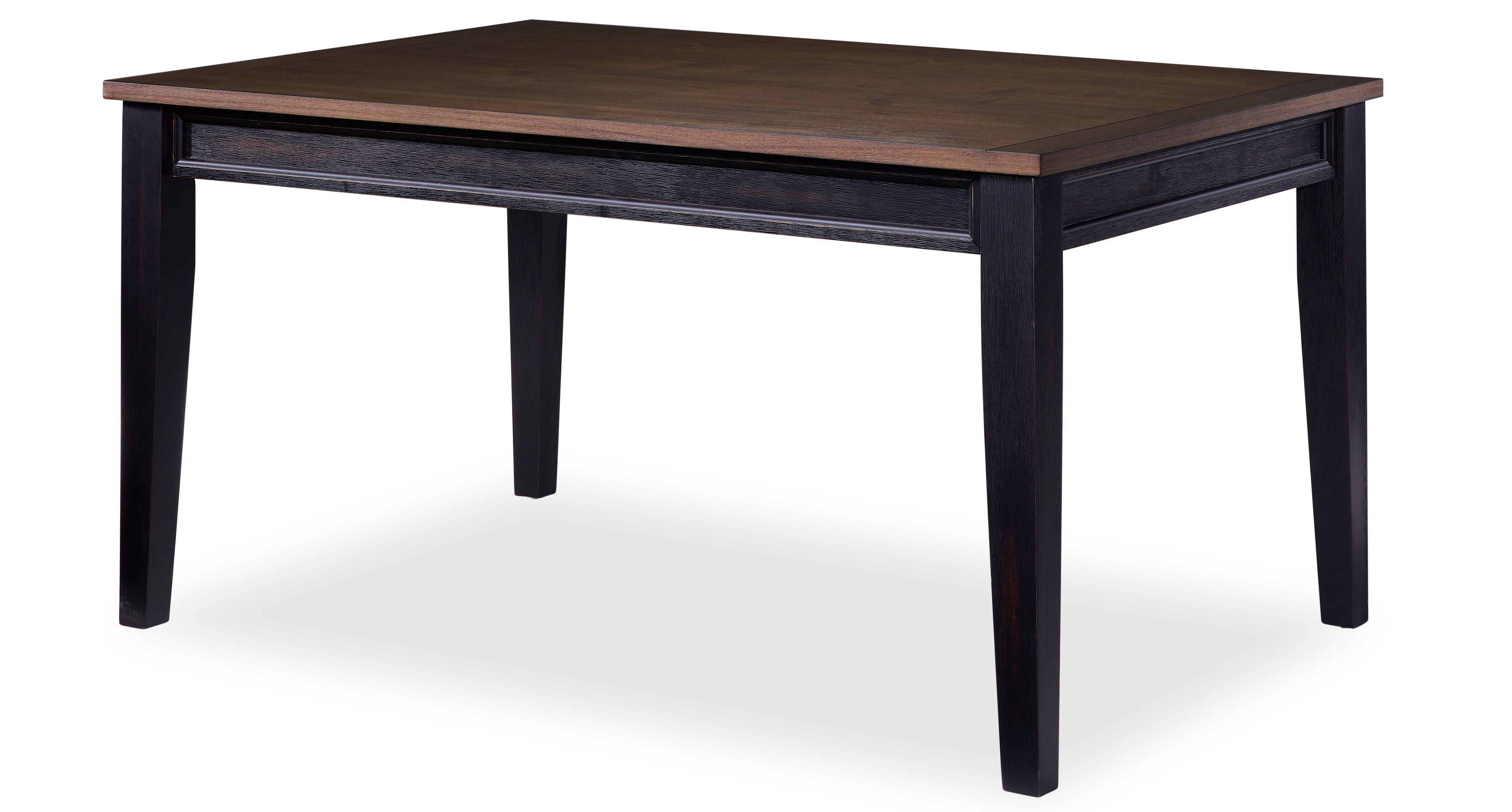Caylie Noir 5-Piece Dining Set - Modern Ebony & Driftwood Finish - Perfect for Small Spaces, Apartments, and Cozy Kitchens