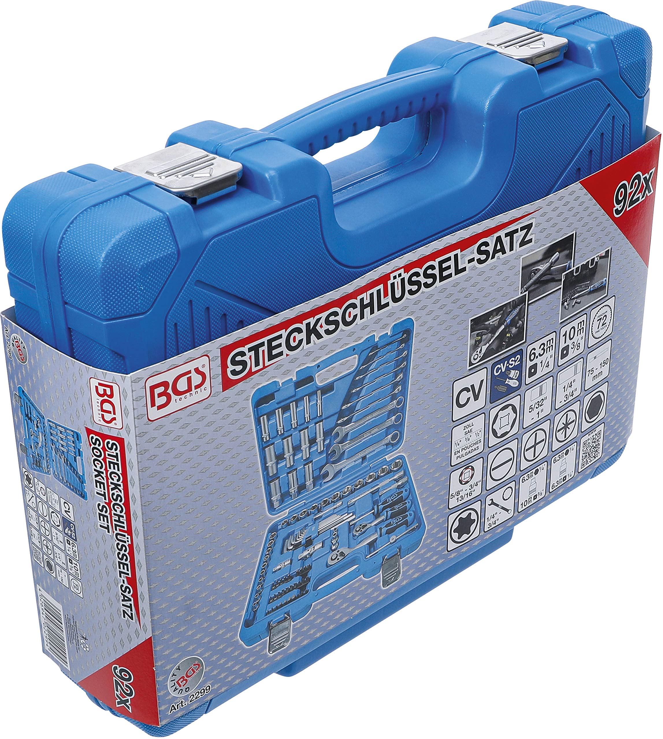 BGS 2299 92-Piece Socket Set - 1/4
