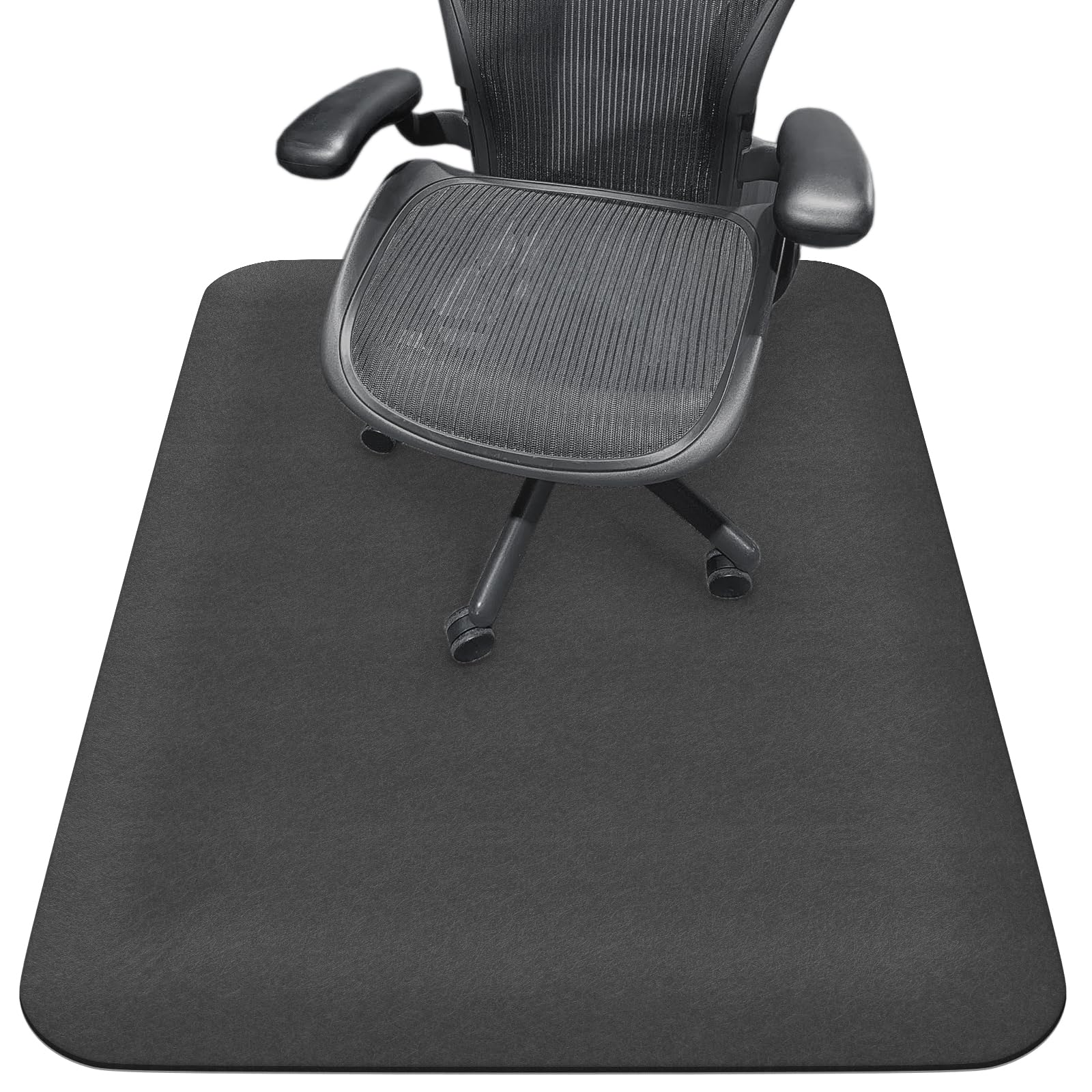 Slip-Resistant Heavy Duty Office Chair Mat for Carpet & Hardwood Floors - 36