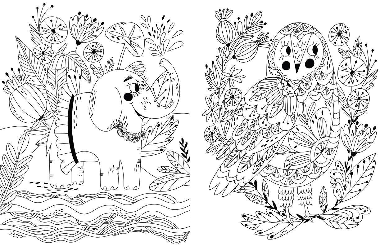 Relaxing Kids Coloring Book - Fun & Calming Activity for Children - Perfect for Stress Relief, Creativity & Quiet Time at Home or School