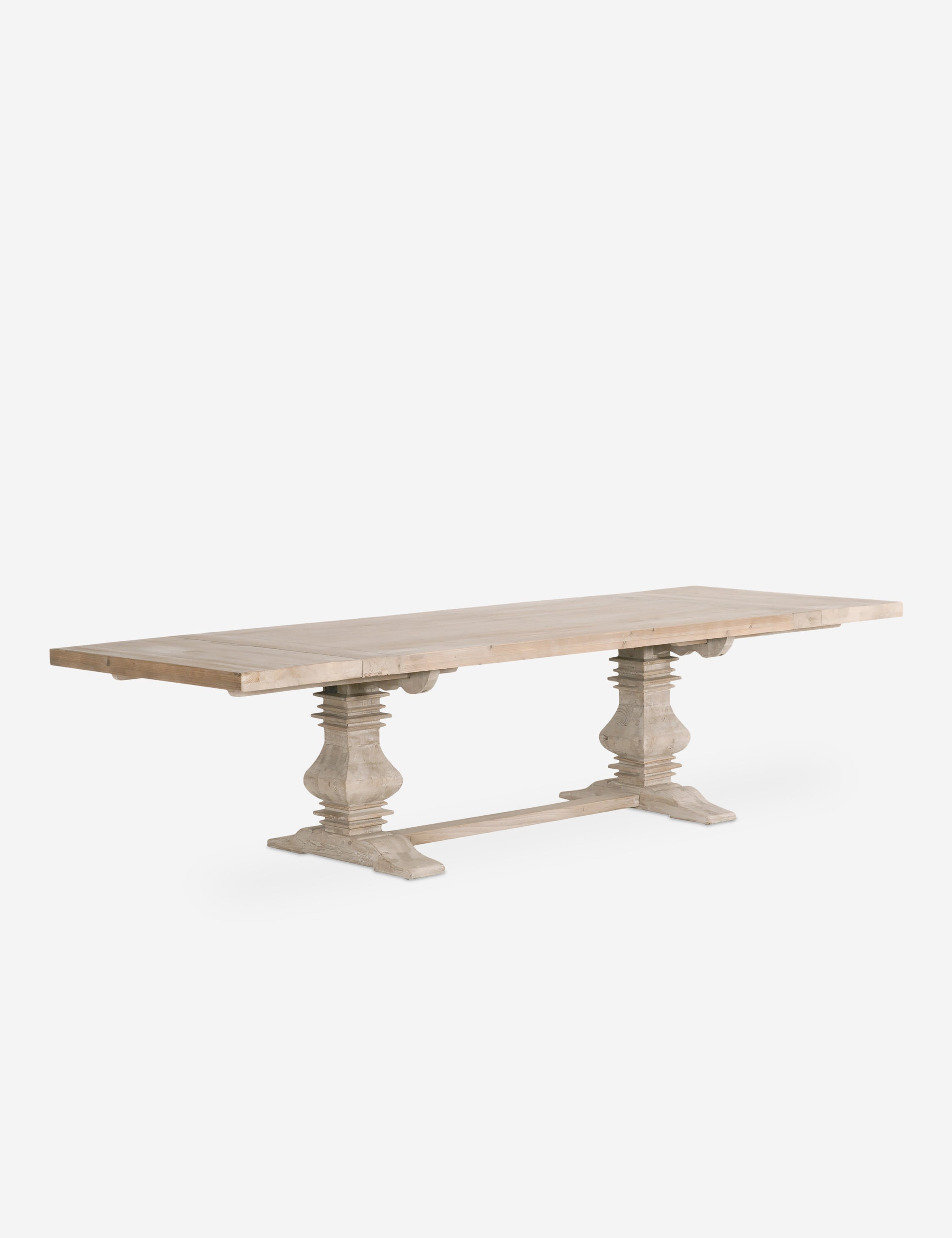 Extendable Dining Table for 6-10 People - Solid Wood Expandable Kitchen Table with Butterfly Leaf - Perfect for Small Spaces & Family Gatherings