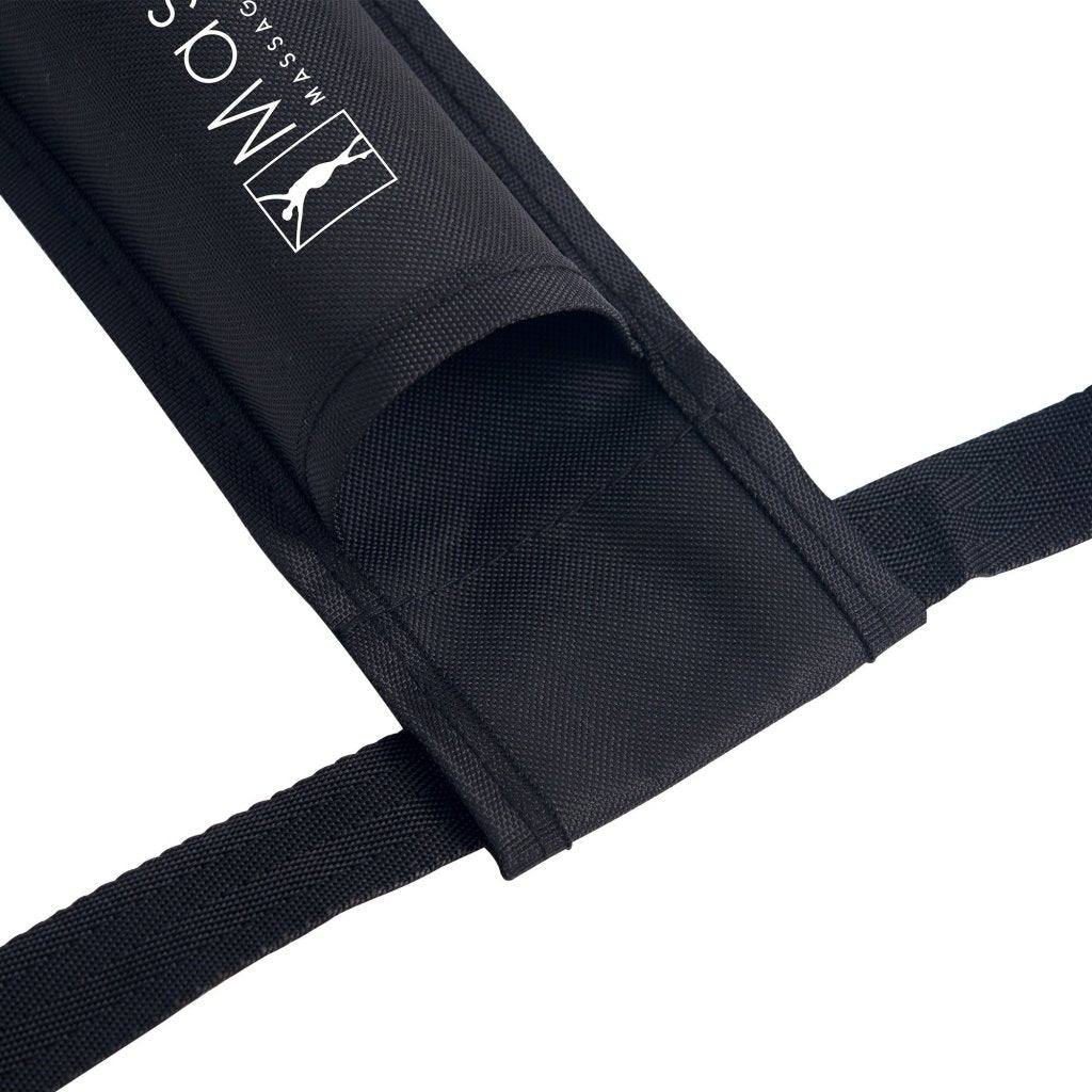 Premium Adjustable Massage Oil Holster Case - Heat Resistant Bottle Holder for Therapists | Includes 8oz Refillable Pump Dispenser | Perfect for Spa, Massage Clinics & Home Use