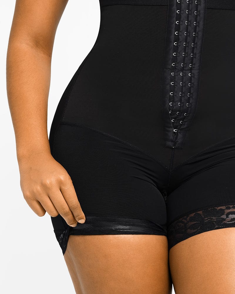 AirSlim® Core Sculpt Mid Thigh Shaper Shorts for Women - Tummy Control Shapewear & Body Shaping Shorts - Perfect for Workout, Yoga, and Everyday Wear