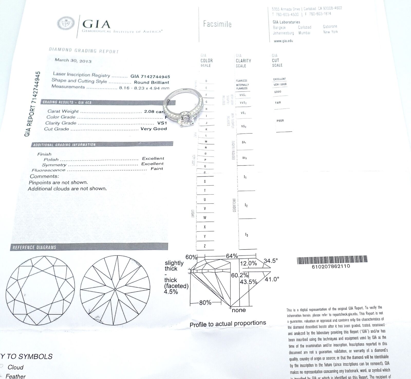 Authentic Bulgari Bvlgari Platinum 4.04ct VS1 F Diamond Engagement Ring with GIA Certificate - Perfect for Proposals, Weddings & Anniversary Gifts