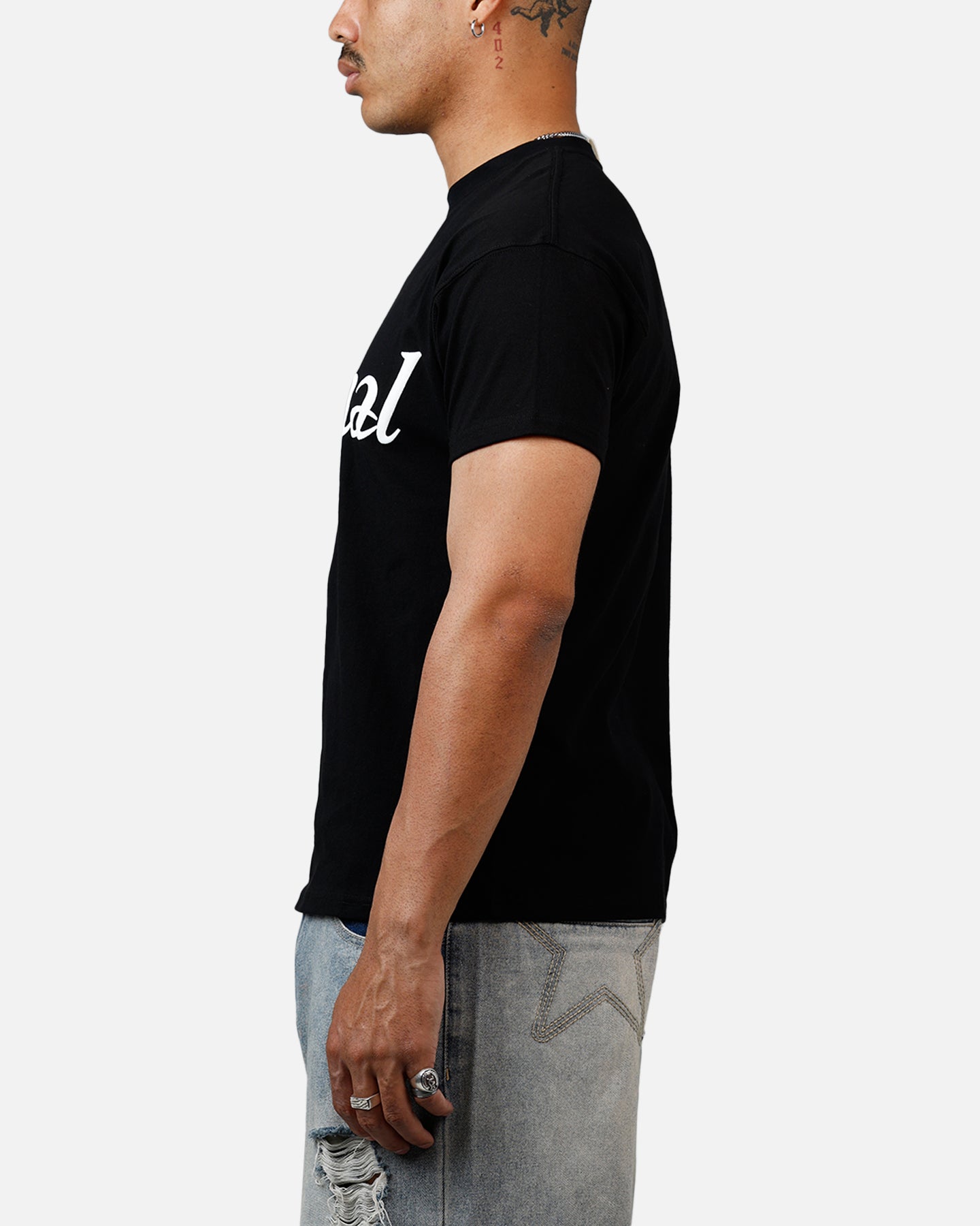 ABC Eternal T-Shirt for Men - Soft Cotton Black Tee - Casual Wear, Street Style & Everyday Comfort