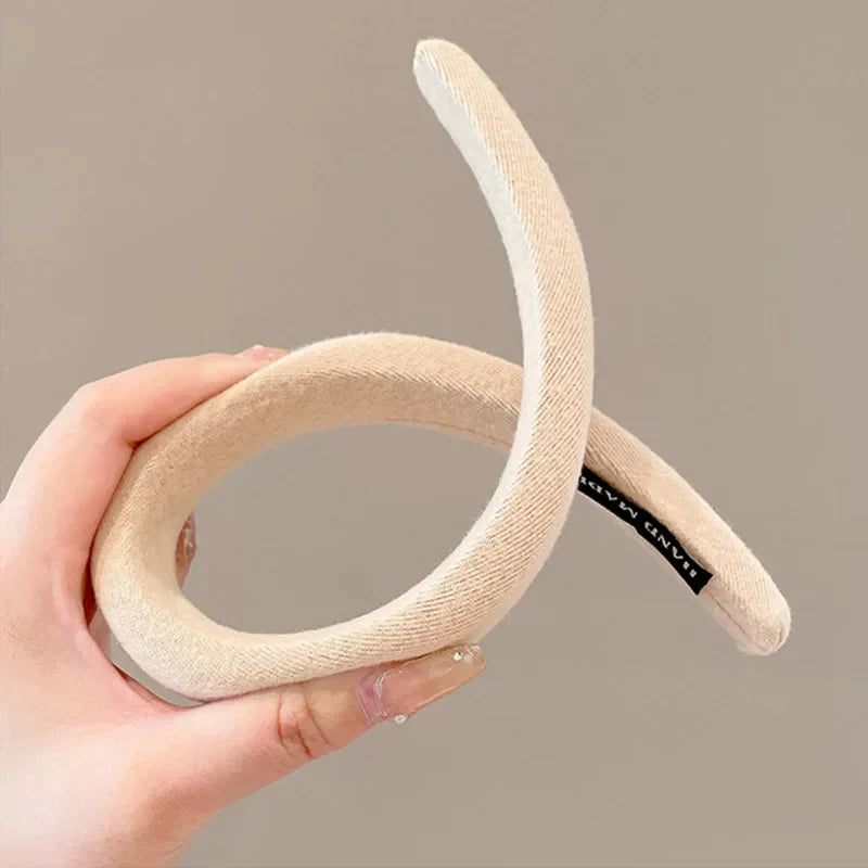 Neutral Hair Bands Hoop - Soft Elastic Hair Hoops for Women & Girls - Perfect for Ponytails, Braids & Everyday Styling - Gym, Office & Casual Wear