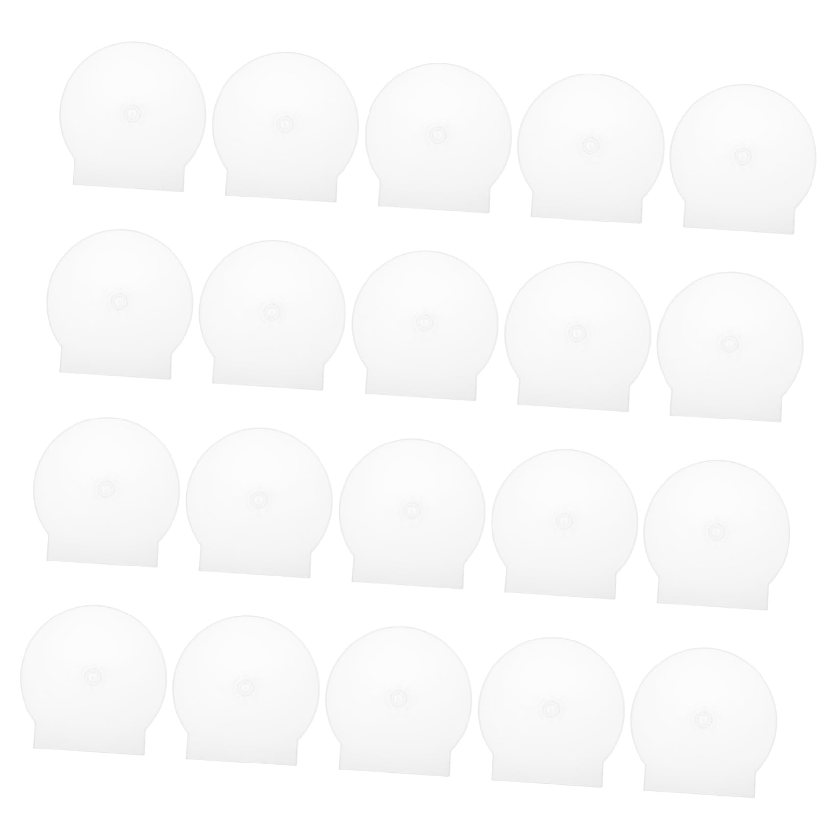 BESTonZON 40-Pack White CD Jewel Cases - Durable Plastic CD Storage Containers for Music, Movies, and Data Discs - Perfect for Home, Office, and Studio Organization