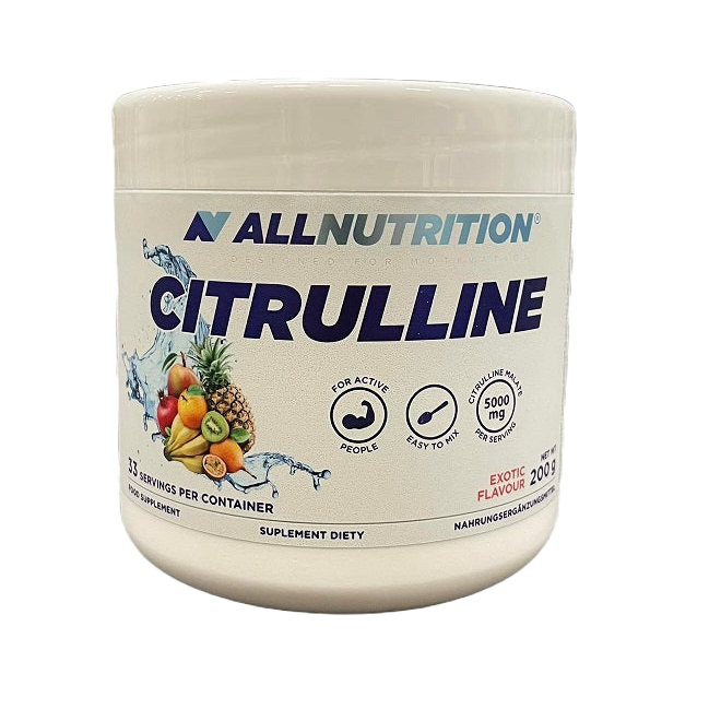 Allnutrition Citrulline Malate Powder 200g - Premium Workout Supplement for Muscle Recovery & Energy Boost - Pre & Post Workout, Gym & Athletic Performance