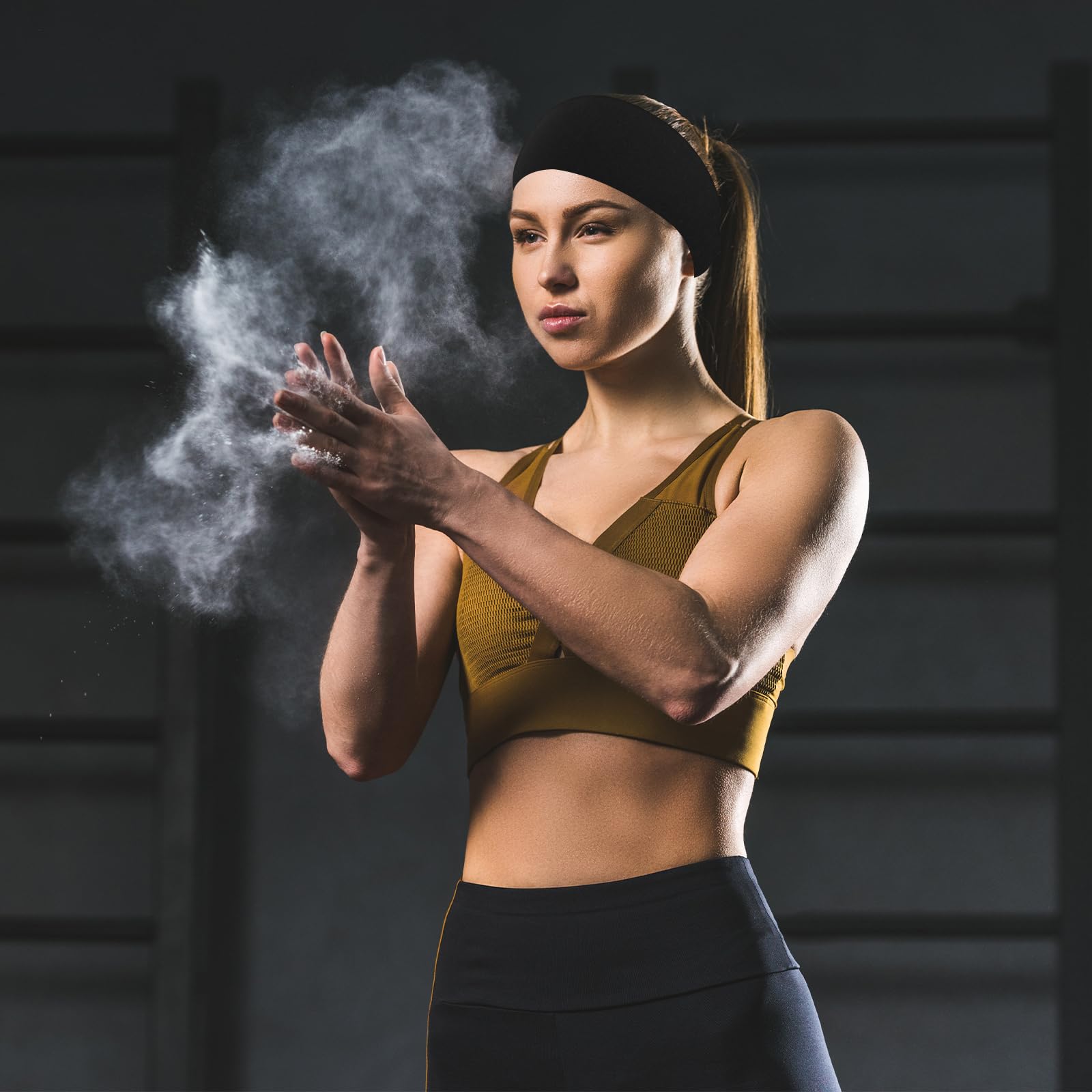RITOPER Non-Slip Workout Headbands for Women - Super Soft & Stretchy Yoga, Running, Exercise & Sweatbands - Wide Hair Bands & Turban Head Wraps for Active Lifestyles (Perfect for Gym, Yoga, Jogging & Daily Wear)
