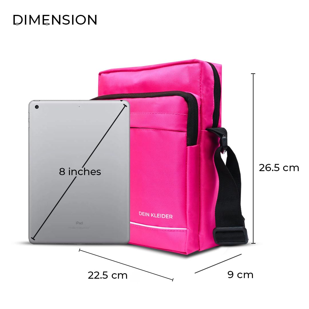 Nylon Crossbody Sling Bag for Men & Women - Lightweight Utility Messenger Shoulder Bag for Travel, Office & Daily Use
