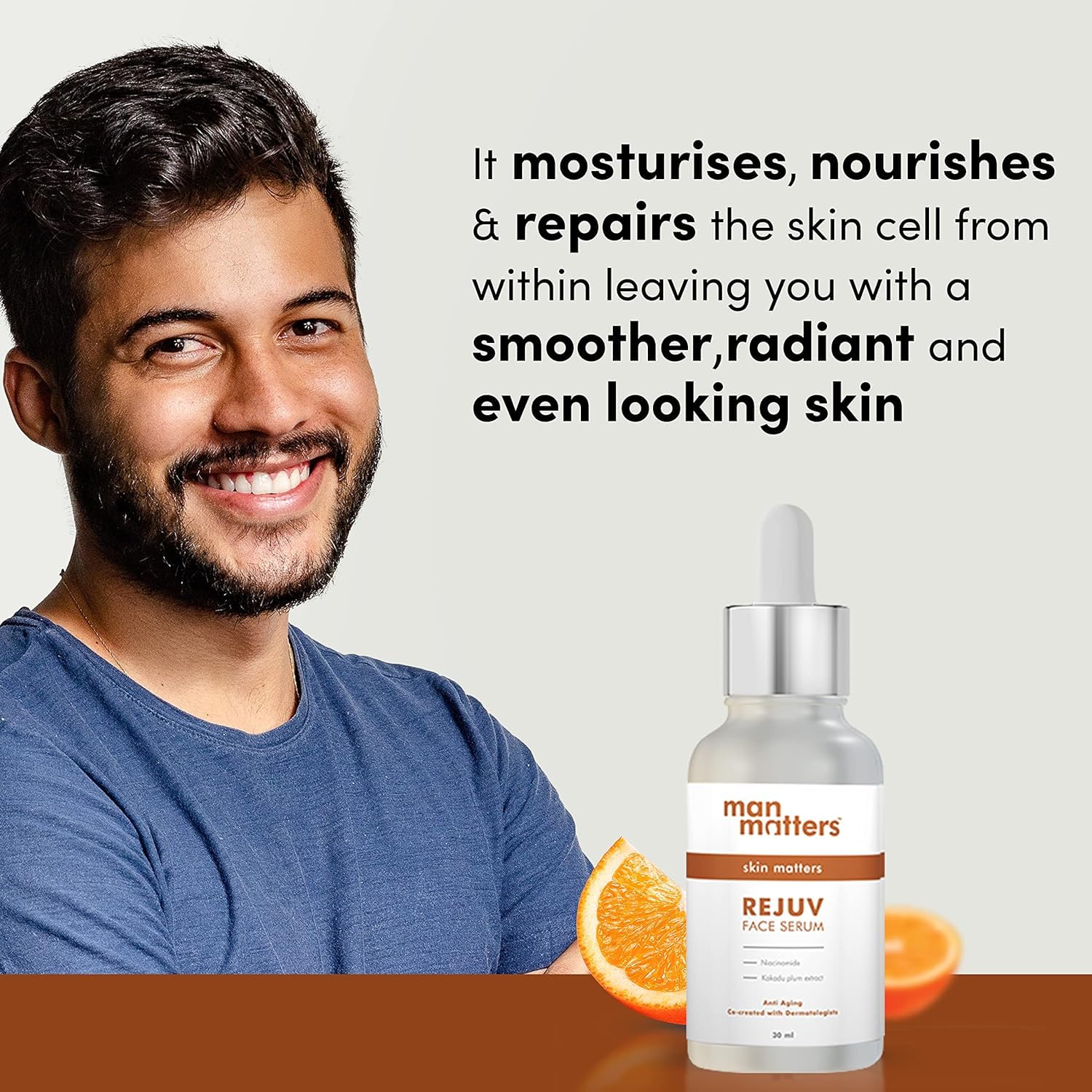 Radiance Face Serum with 10% Niacinamide & 2% Kakadu Plum - Brightening, Anti-Aging & Acne Treatment for Clear, Glowing Skin - Dermatologist Recommended Vitamin C Serum (30ml) - Perfect for Daily Skincare Routine & Nighttime Repair