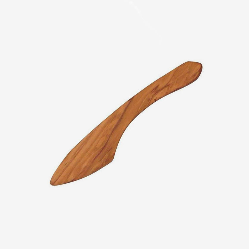 David Shaw Olive Wood Cheese Knife - Handcrafted Cheese Serving Knife for Charcuterie Boards, Cheese Platters & Gourmet Gifts - Perfect for Entertaining, Weddings & Housewarming Parties