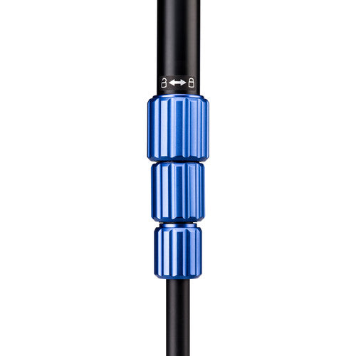 Benro SLIM Aluminum Video Tripod Kit - Lightweight & Portable Tripod for DSLR, Camcorder, Mirrorless Cameras - Perfect for Travel, Vlogging, and Outdoor Photography