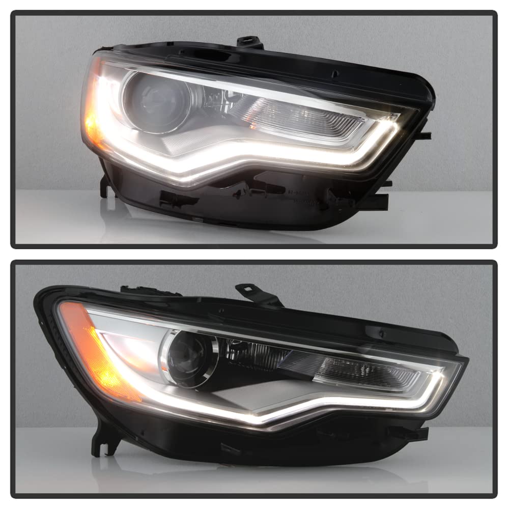 Premium Aftermarket Headlights for 2012-2018 Audi A6 - OEM Style HID/Non-AFS Replacement (Right Side) - Perfect for Night Driving & Car Upgrades