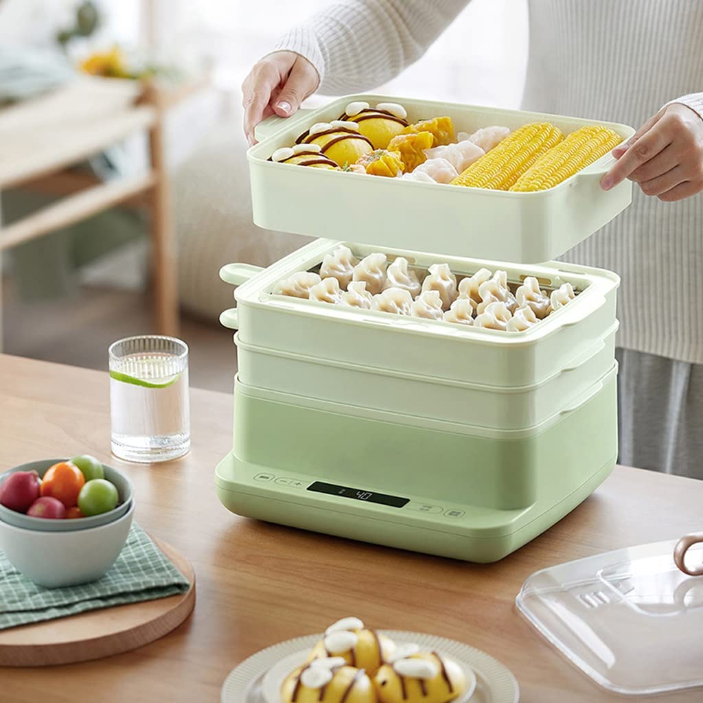 Electric Rice Noodle Steamer Machine - Automatic Food Steamer for Home, Breakfast & Asian Cuisine | Perfect for Quick Meals, Healthy Cooking & Small Kitchen Spaces