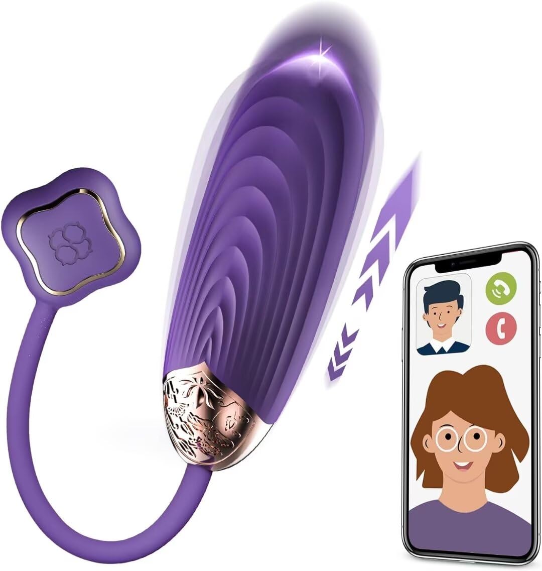 SVAKOM APP Remote Control Thrusting Dildo & Bullet Vibrator - 9 Thrusting & 10 Vibration Modes for G-Spot, Clitoral & Anal Stimulation - Interactive Adult Sex Toy for Women, Couples Play & Solo Pleasure - Perfect for Long Distance Relationships & Personal Massage