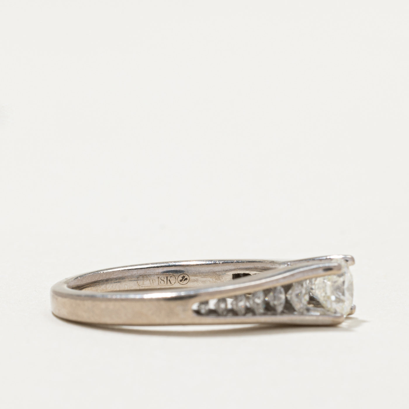 0.98ctw Diamond Tapered Engagement Ring for Women - Size 5.75 | Elegant Wedding Band, Proposal Gift & Anniversary Jewelry | Perfect for Bridal, Valentine's Day & Special Occasions