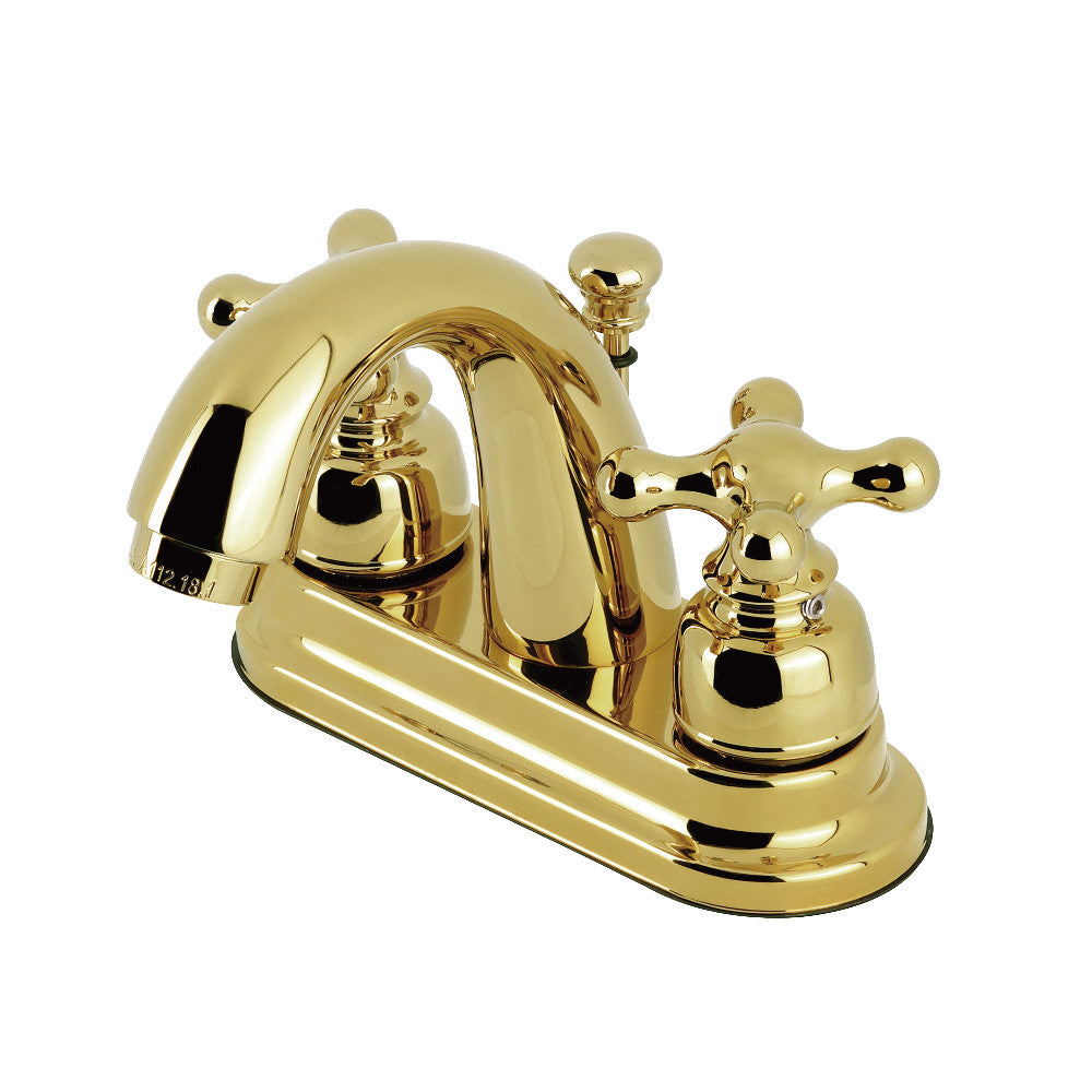 Kingston Brass KB5618AX 4 Inch Centerset Bathroom Faucet - Chrome Finish, Single Handle, Ideal for Bathroom Sink Vanity and Powder Room Installation