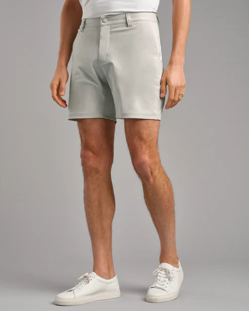 Rhone Men's 7 Inch Commuter Shorts - Quick-Dry Athletic Shorts with Pockets for Running, Gym & Travel | Stone Color
