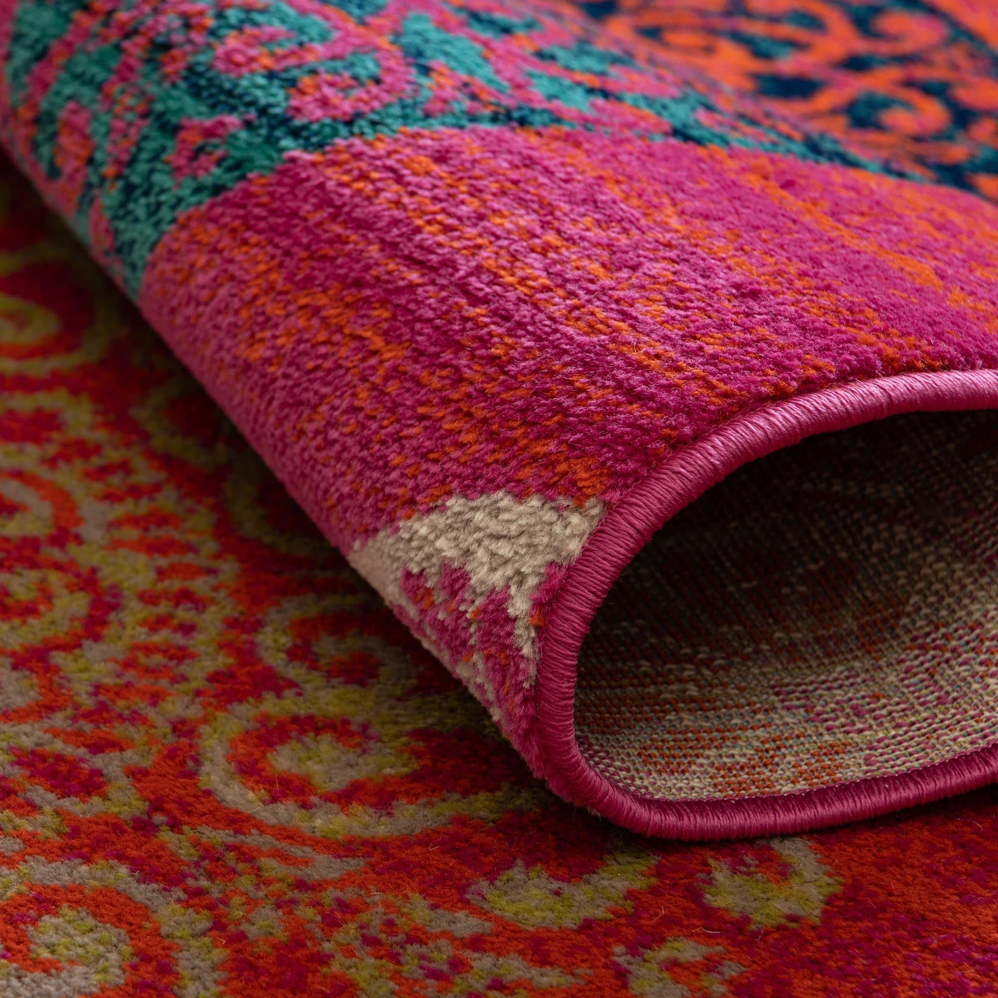 Azalea Collection Rust Red Area Rug 10' x 14' - Soft Medium Pile Living Room Rug for Large Spaces, Dining Rooms & Open Floor Plans | Perfect for Home Decor, Family Gatherings & Cozy Atmospheres