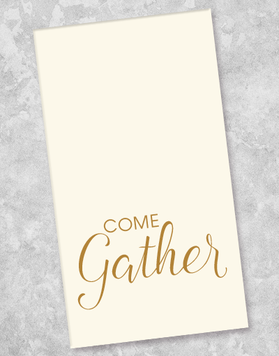 Come Gather Guest Towel Napkins (36 Count) - Premium Cotton Towels for Parties, Weddings & Home Decor