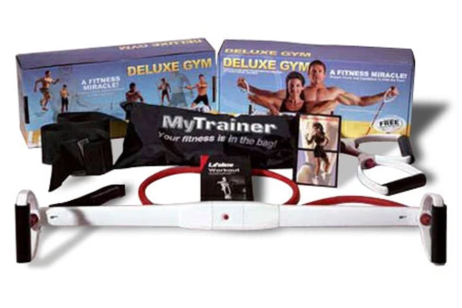 Lifeline Deluxe Portable Gym - Compact Home & Travel Fitness Equipment for Strength Training, Yoga & Resistance Workouts - Perfect for Small Spaces, Hotels & On-the-Go Exercise