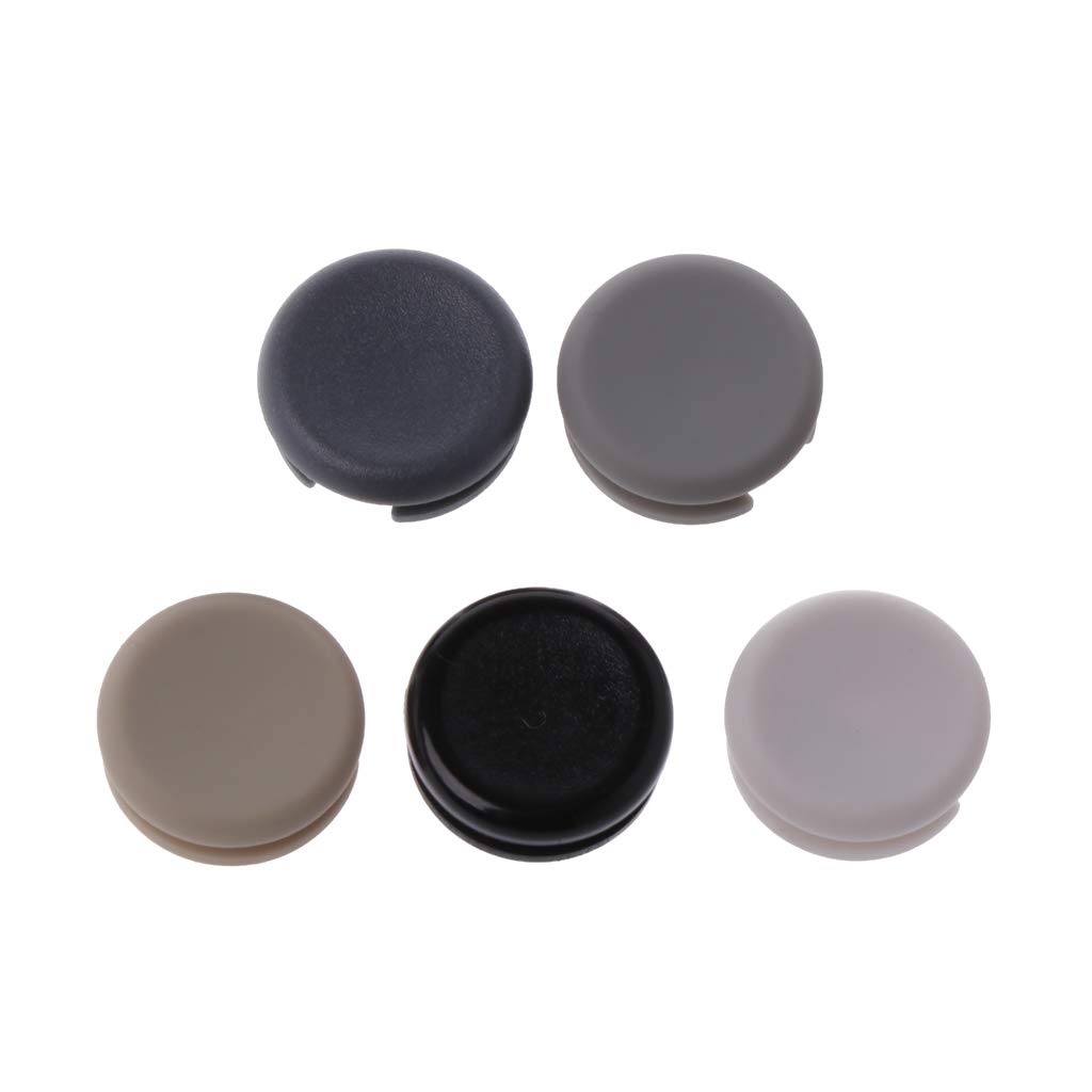 JENOR 5-Piece Set of 3D Plastic Analog Controller Stick Caps - Compatible with Nintendo 3DS, 3DSLL, 3DS XL - Protective Joystick Covers for Enhanced Gaming Experience