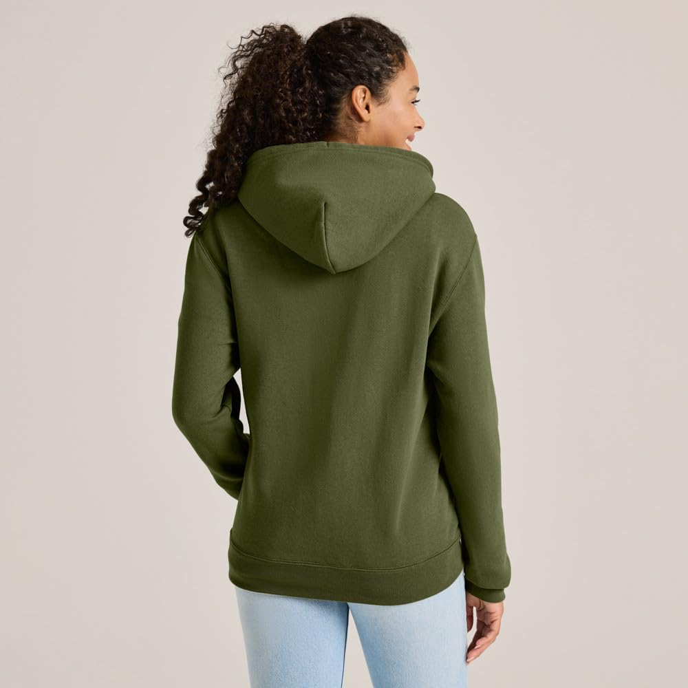 Soffe Fleece Hooded Sweatshirt - Cozy Pullover for Men & Women, Perfect for Outdoor Adventures & Casual Wear