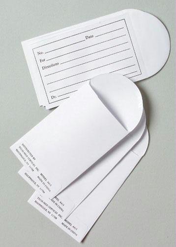 1000 Count Printed Pill Envelopes Box - Small Medicine Organizer for Pharmacies, Clinics & Home Use - Perfect for Storing Pills, Vitamins & Supplements