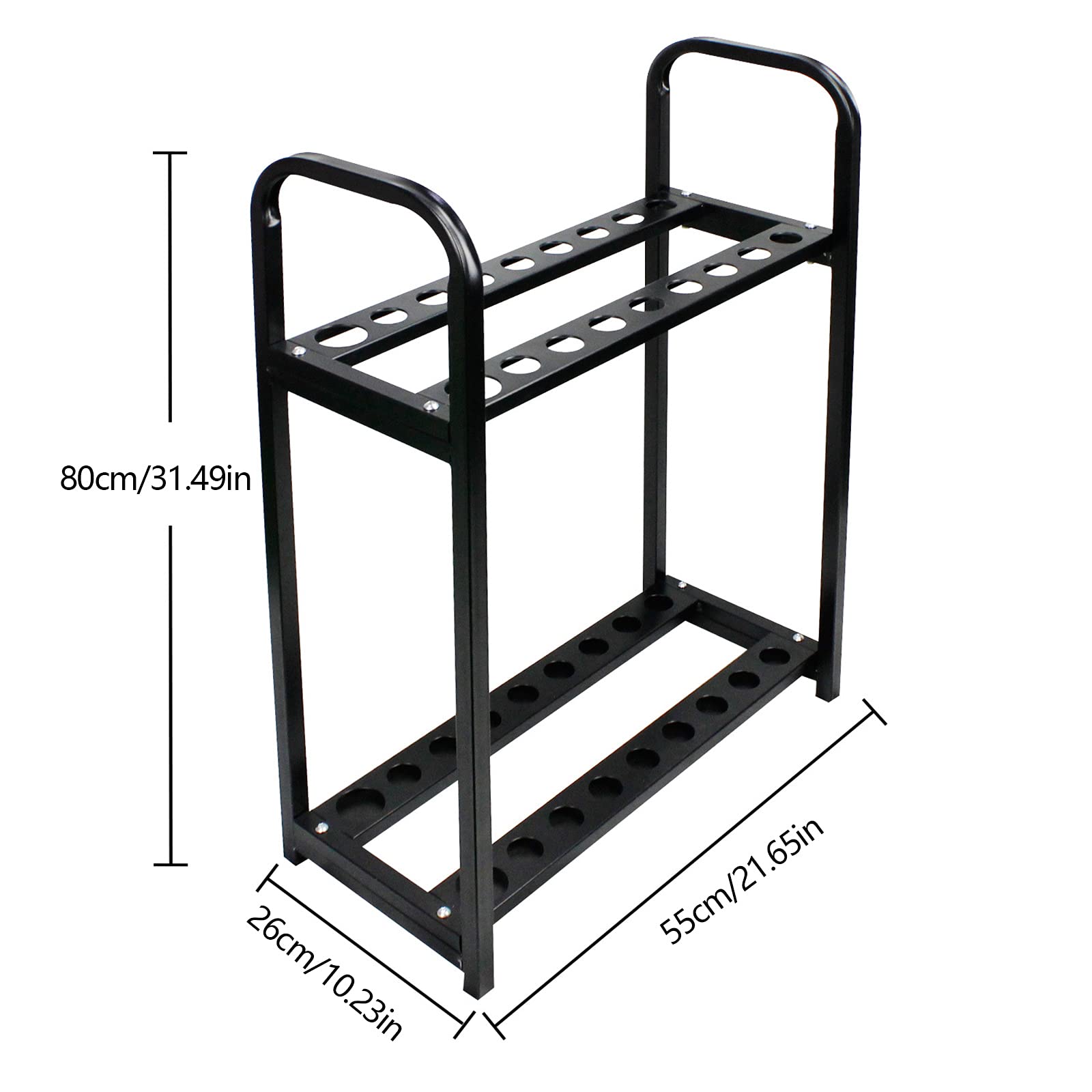 Premium Golf Club Organizer Stand - 9/18/27 Hole Metal Golf Putter Rack - Durable Golf Club Display Shelf for Home & Office Storage - Perfect for Golf Enthusiasts & Club Organization