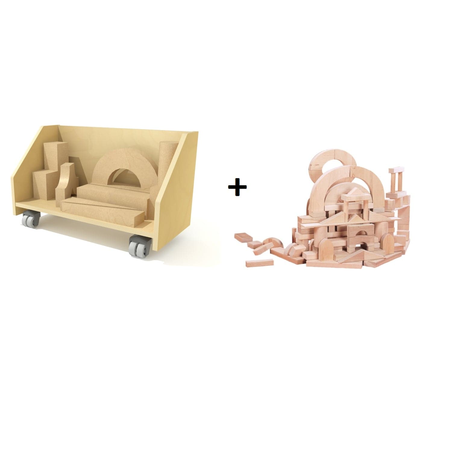 Best Block Cart & Building Blocks Set for Kids - Creative STEM Learning Toy for Toddlers - Perfect for Indoor Play, Birthday Gifts & Early Education