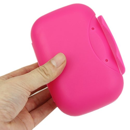 Travel Soap Holder - Plastic Soap Case for Bathroom, Hotel & Camping