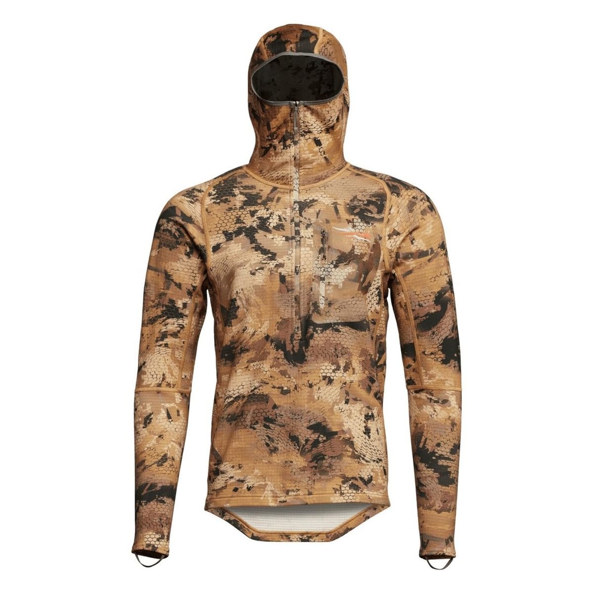SITKA Gear Men's Grinder Hunting Layering Hoody - Lightweight Camo Jacket for Cold Weather & Outdoor Adventures - Perfect for Hunting, Hiking & Camping