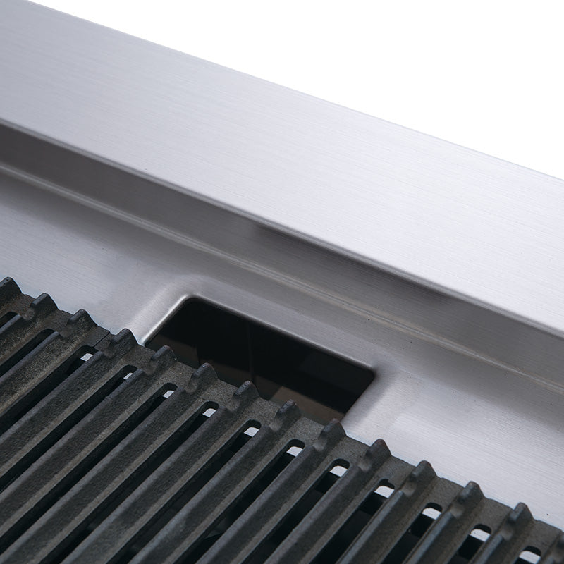 Dukers DCCB48 48-Inch Commercial Countertop Charbroiler – Perfect for Restaurants, Diners, and Outdoor Grilling