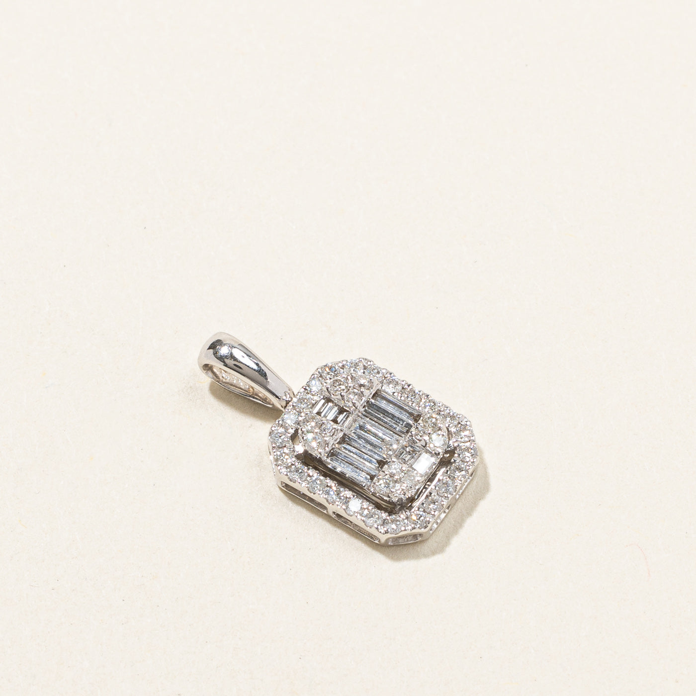 0.55ctw Multi Diamond Pendant Necklace for Women - Elegant 14K White Gold Jewelry Gift for Anniversary, Birthday & Special Occasions