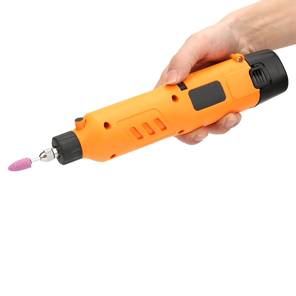 Rechargeable Cordless Rotary Tool - Electric Grinding & Polishing Machine with Lithium Battery for DIY Sanding, Drilling, Engraving, Etching | Perfect for Woodworking, Metal Crafting & Home Renovation Projects