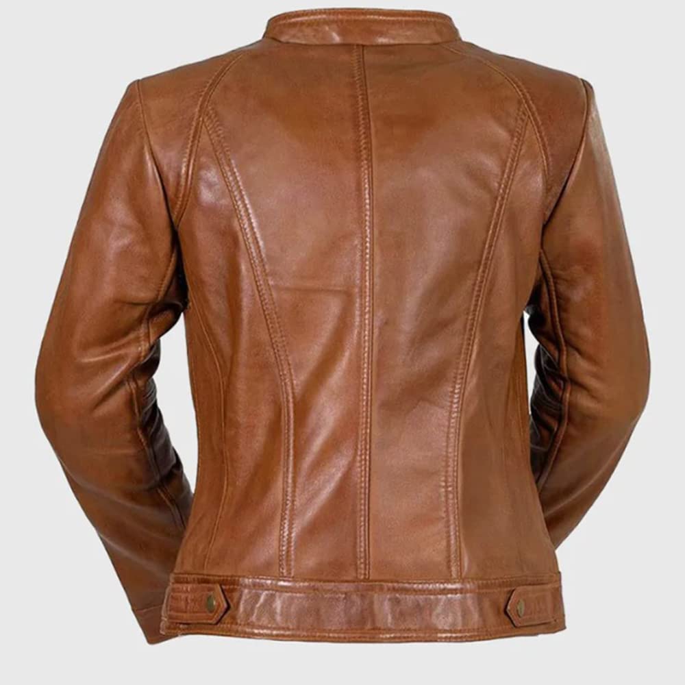 Stylish Women's Leather Jacket for Fall & Winter | Fashion Outerwear for Casual & Office Wear | Trendy Biker & Bomber Style Coats