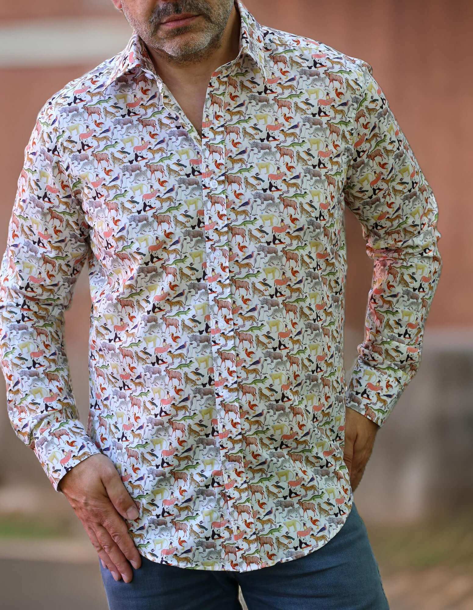 DÉCLIC Liberty Quey2 Print Shirt for Women - Stylish Floral Pattern Casual Tops - Perfect for Summer Outings, Beach Vacations & Date Nights