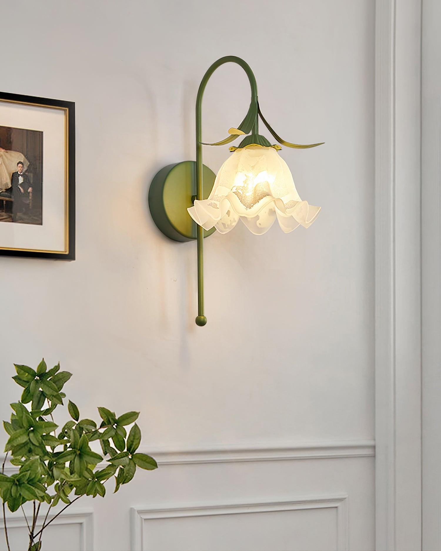Luna Flower Wall Lamp - Elegant Floral LED Night Light for Bedroom, Living Room, Nursery - Perfect for Home Decor, Mood Lighting & Relaxation