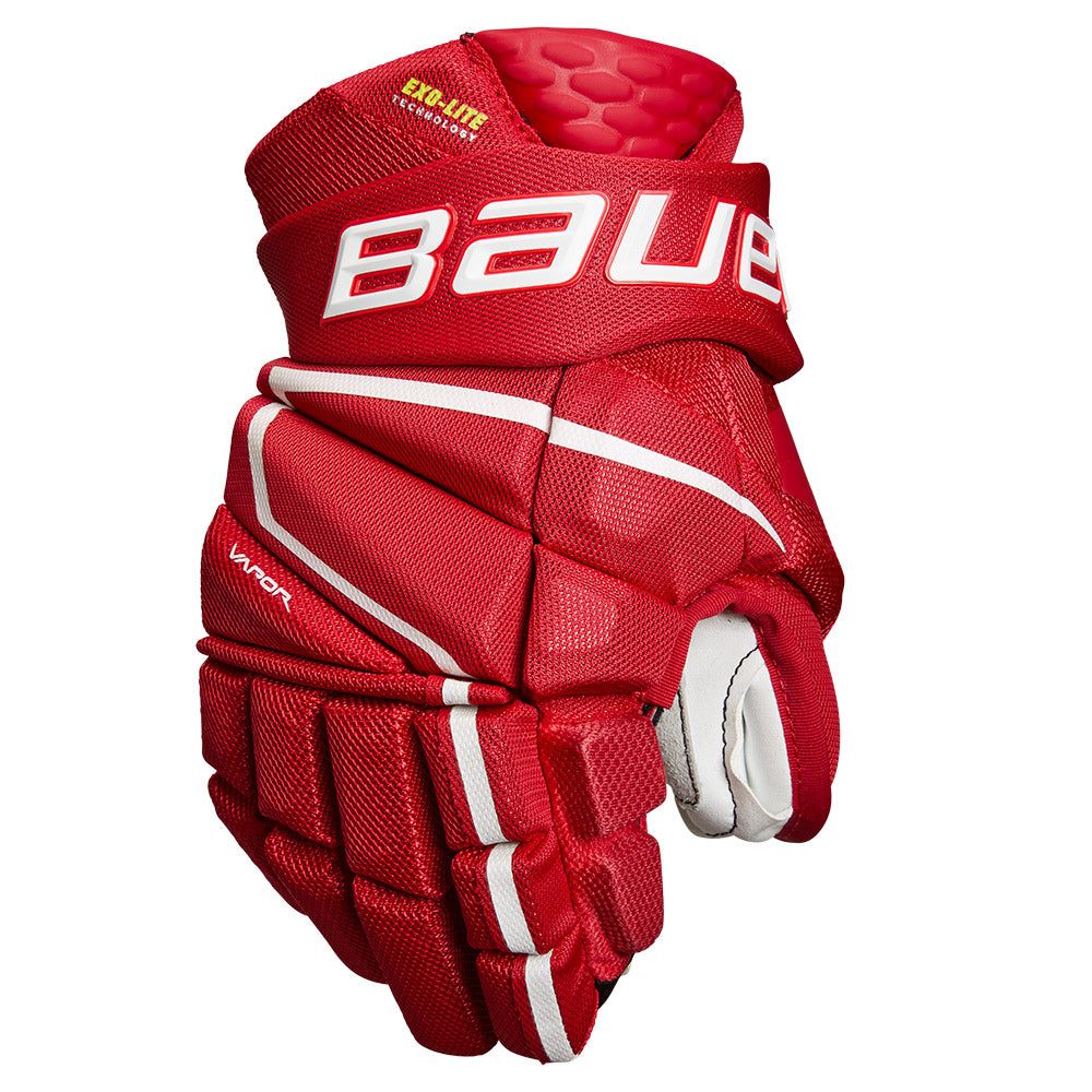 Bauer Vapor HyperLite Junior Ice Hockey Gloves - Lightweight Youth Hockey Gloves for Performance & Protection - Perfect for Practice, Games & Training