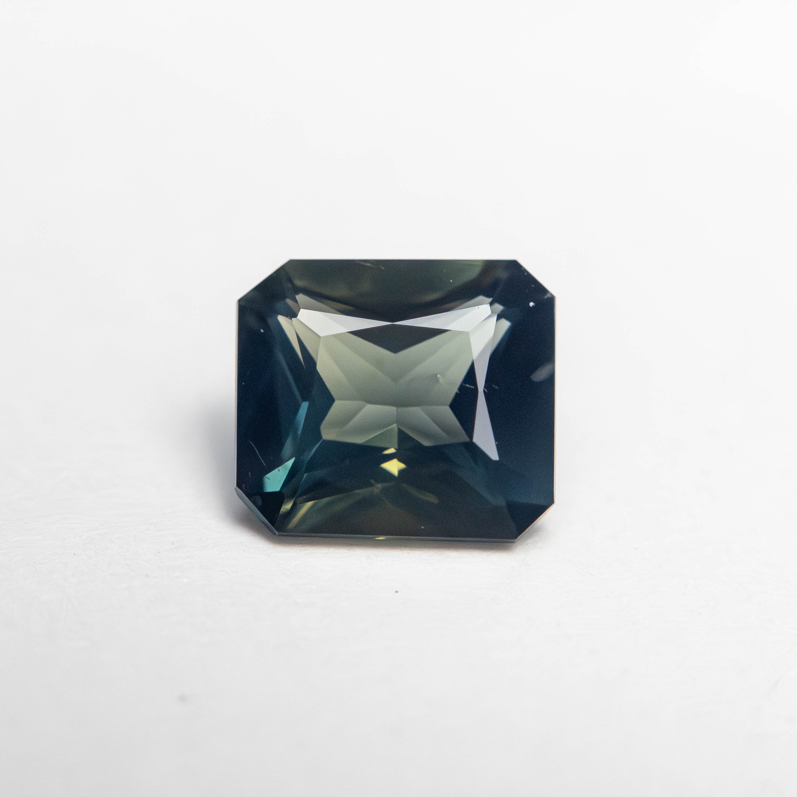 1.43ct 6.80x6.13x3.62mm Cut Corner Rectangle Brilliant Blue Sapphire Gemstone - Natural Loose Sapphire for Jewelry Making, Engagement Rings & Fine Collections