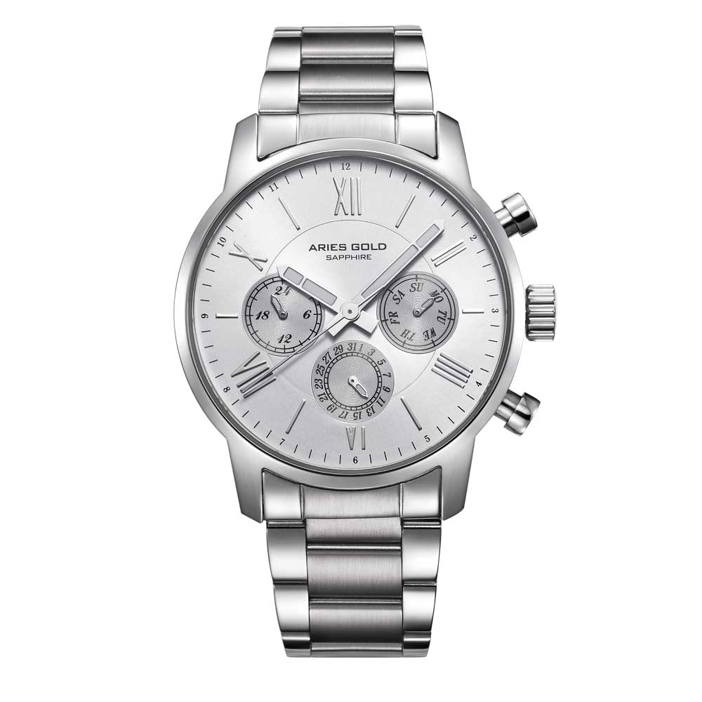 Aries Gold Urban Eternal G 103 Stainless Steel Men's Watch - Stylish & Durable for Everyday Wear, Business & Formal Occasions