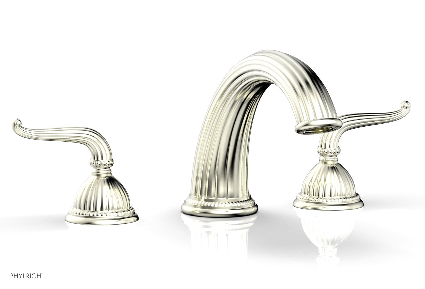 GEORGIAN & BARCELONA Deck Tub Set with Lever Handles K1141P - Modern Bathroom Faucet for Outdoor Deck, Patio or Garden