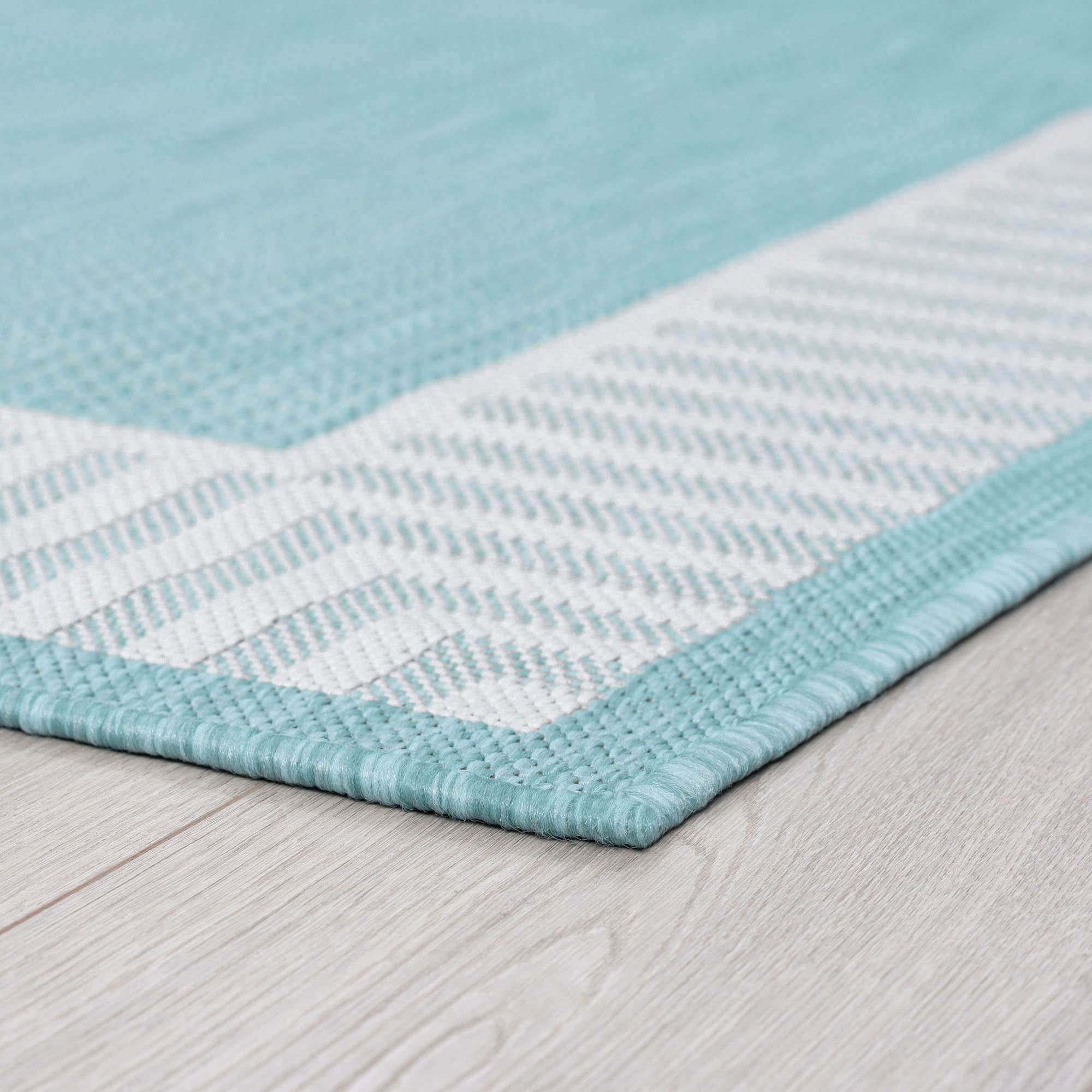 Waterproof 9x12 Indoor Outdoor Rug - Non-Slip, UV Resistant for Patio, Deck, Porch, Entryway - Perfect for Backyard, Poolside & Garden Use
